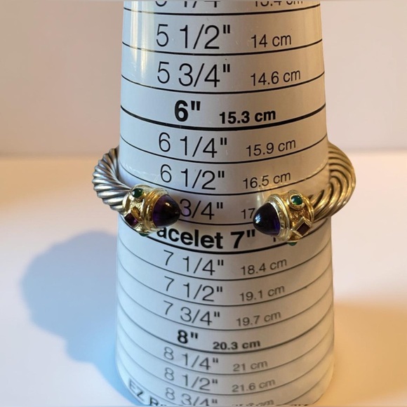 David Yurman 14k Gold & Sterling Bracelet Retails for $3800, can’t go any lower - Picture 4 of 16